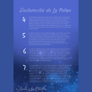 2.- Declaración de la Palma