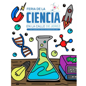 Cartel de la XI Feria de la Ciencia en la Calle de Jerez